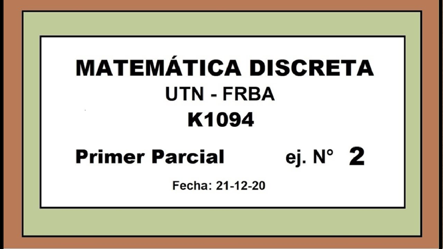 ej de parcial